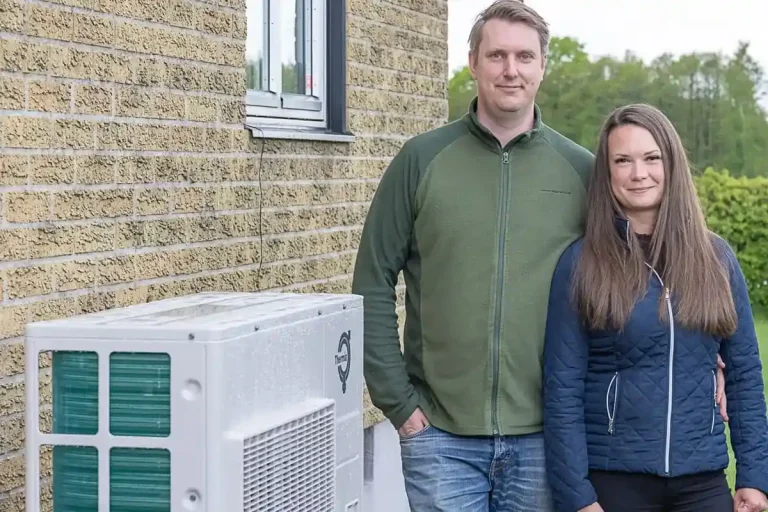 Instalarea pompei de căldură aer-apă iTec ECO de la Thermia pentru încălzire simplă și sigură