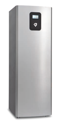 Thermia Calibra Eco, cu un potențial de încălzire globală superior datorită caracteristicilor unice de proiectare și a agentului frigorific R452B, lider în materie de protecție a mediului.