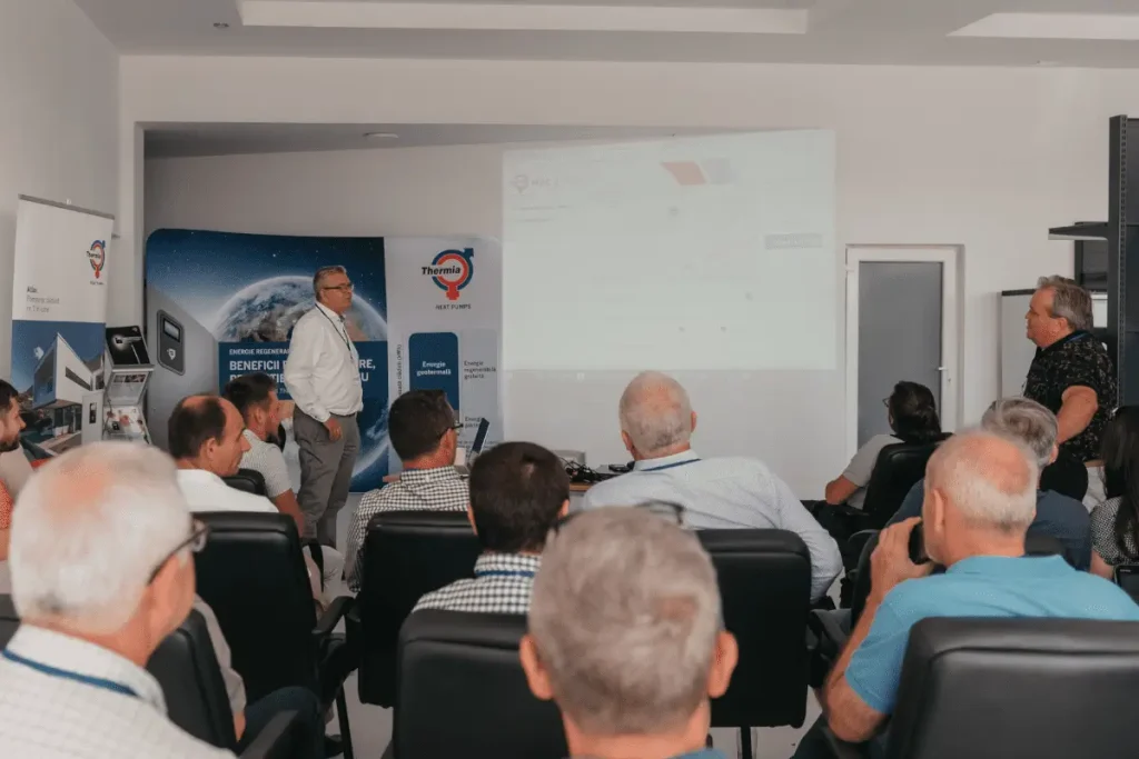 Curs instalatori pompe de caldura Thermia sediul Heat Pumps Technologies