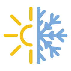 Calibra Cool este o soluție Thermia integrată, all-in-one, pentru încălzire, apă caldă menajeră și climatizare